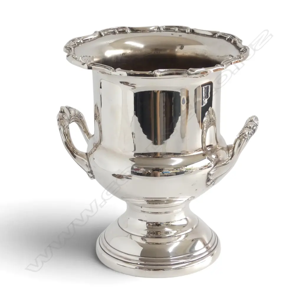 SILVER PLATED CHAMPAGNE BUCKET H.260mm Image 1++