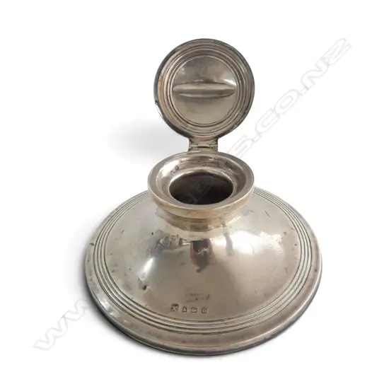 S/SILVER WEIGHTED INKWELL