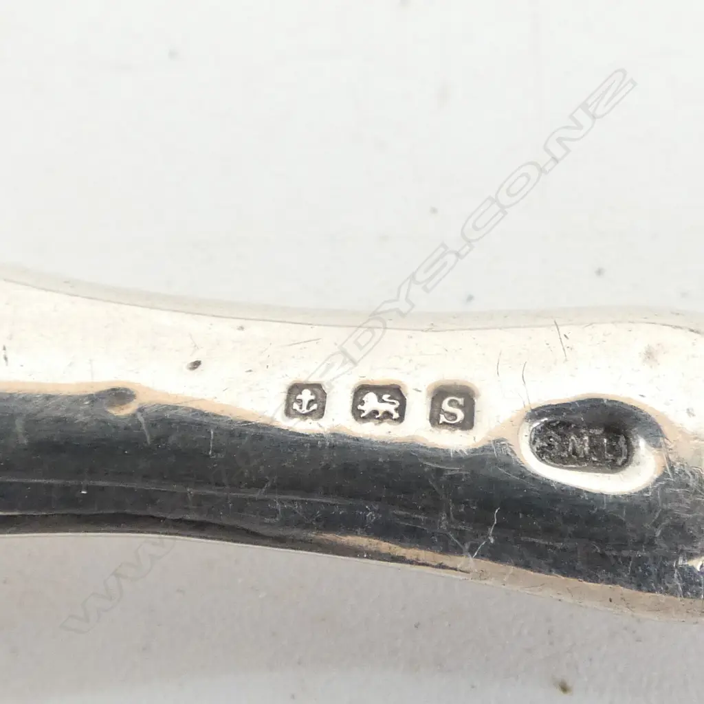 2 SHOE HORNS w. STG SILVER HANDLES Image 1++