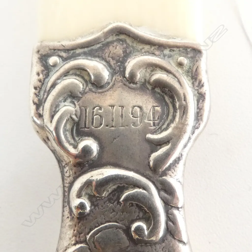S/SILVER HANDLED IVORY PAGE TURNER Image 1++