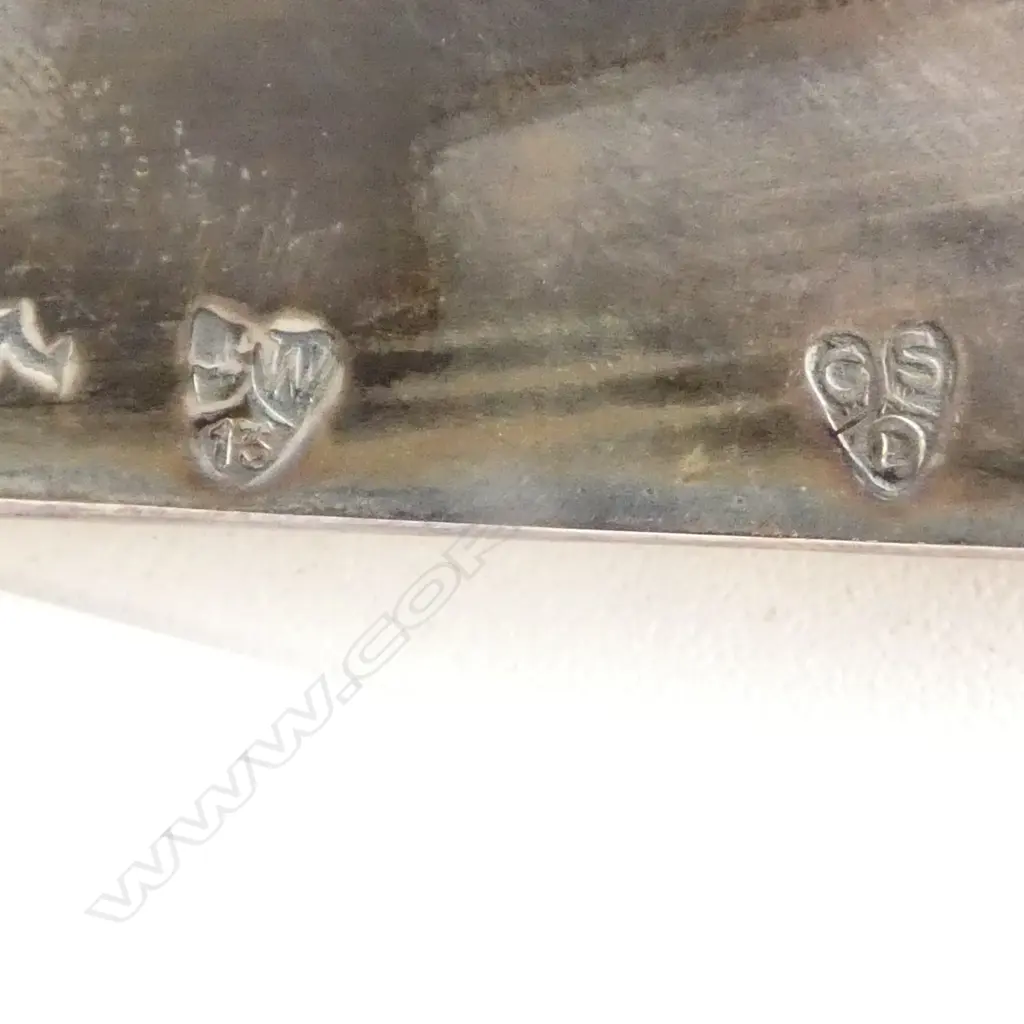 CONTINENTAL SILVER TRAY W.280mm 525gms Image 1++