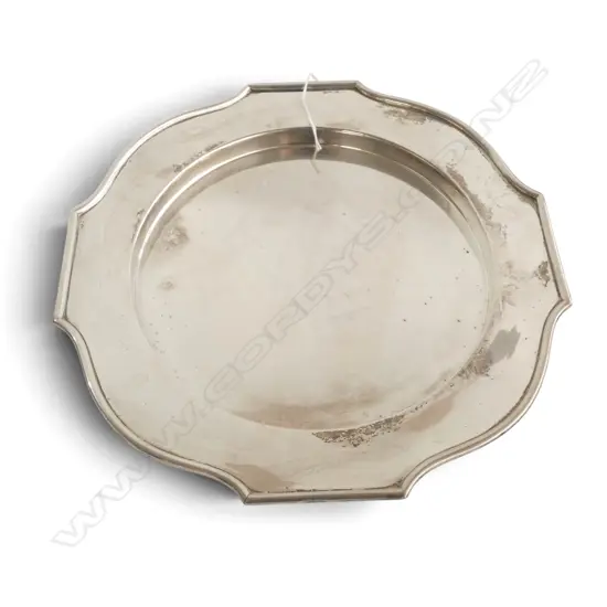 CONTINENTAL SILVER TRAY W.280mm 529gms