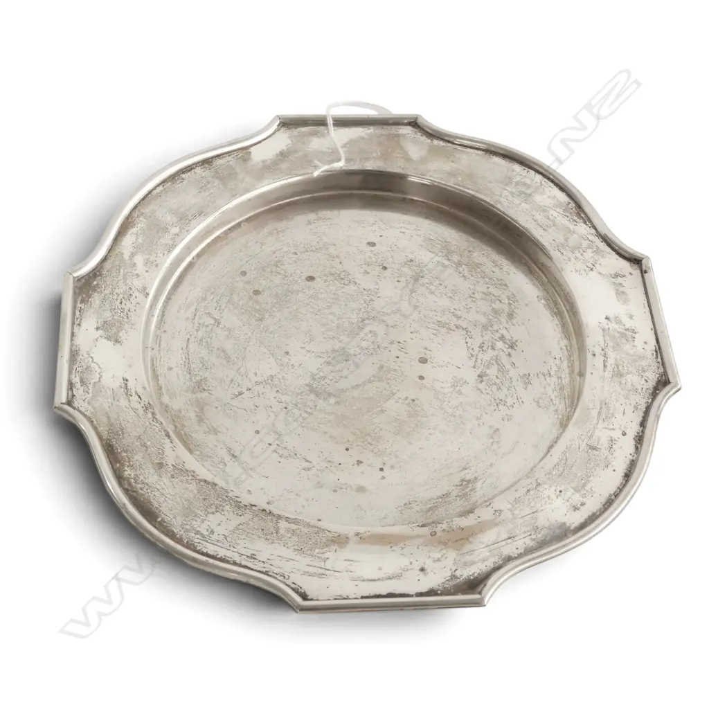 CONTINENTAL SILVER TRAY W.280mm 541gms Image 1++