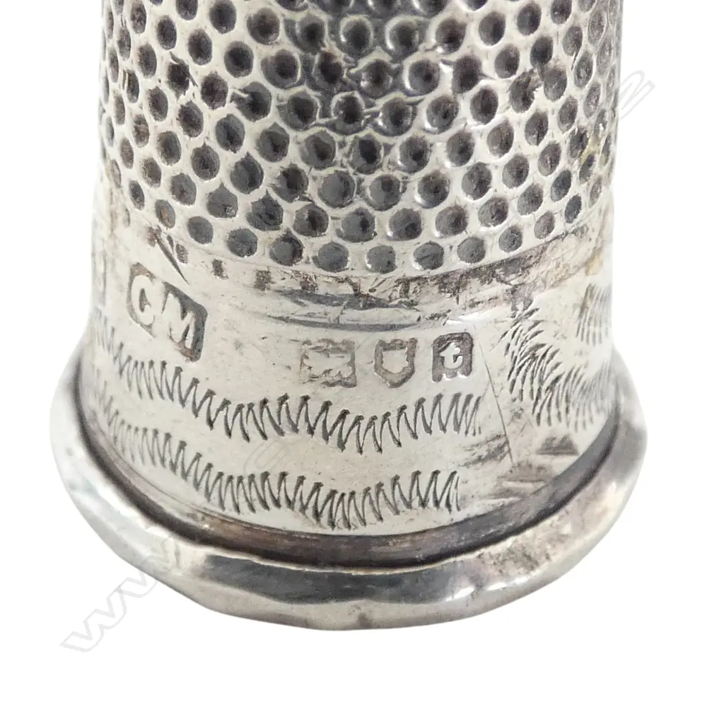 3 STG SILVER THIMBLES 10.7gms Image 1++