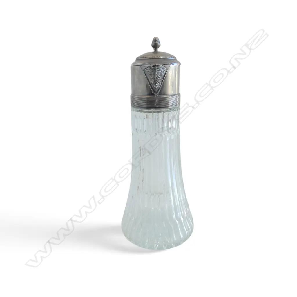 PEWTER & GLASS JUG H.360mm Image 1++