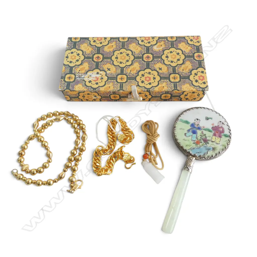 GP BRACELET L.200mm, CHINESE MIRROR & OTHER PENDANT NECKLACE Image 1++