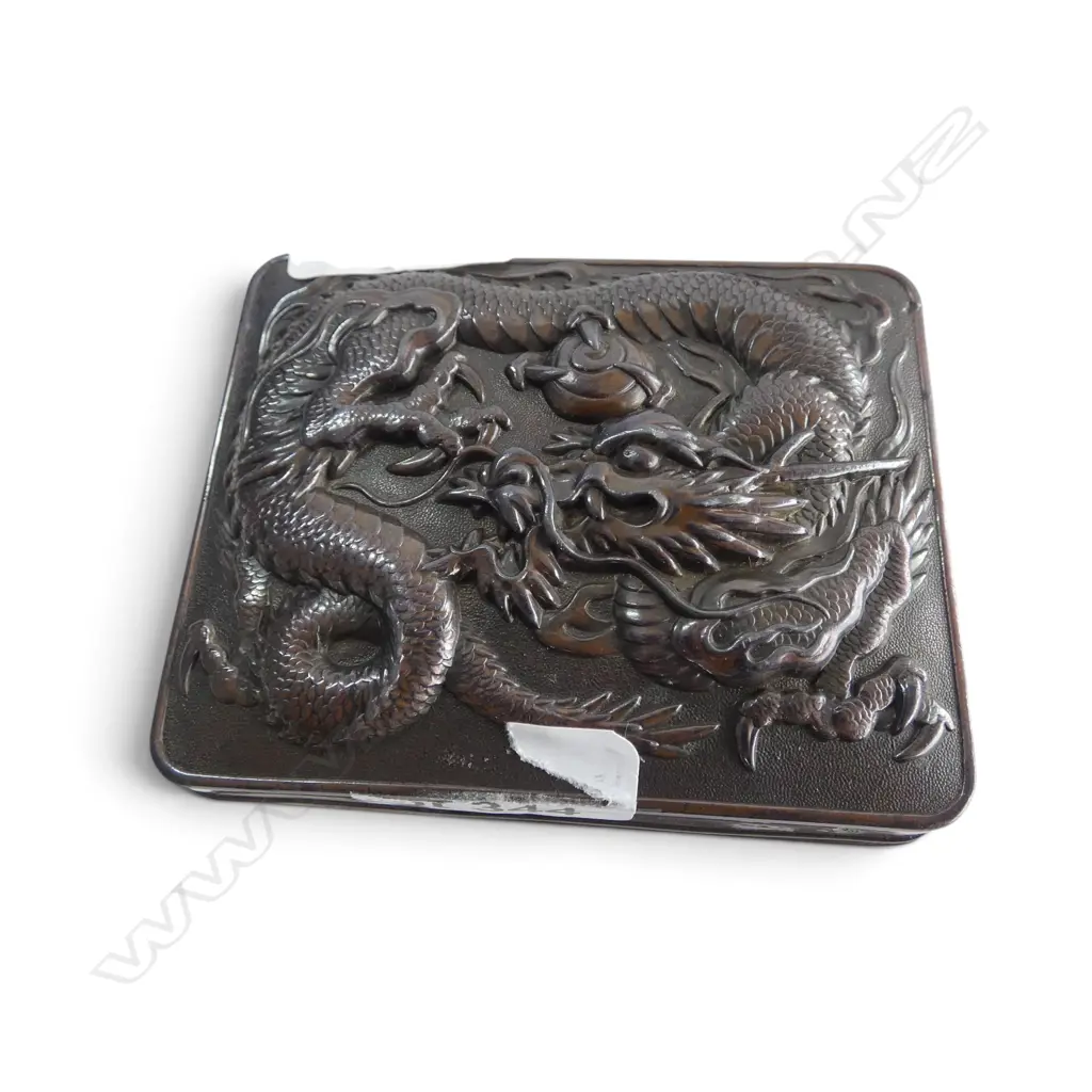 8 ORIENTAL ORNAMENTS Incl. boxes, carved hippo & elephant, etc Image 1++