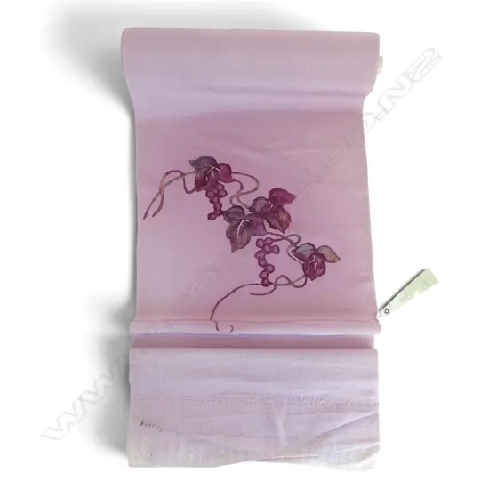 Unused 1980's NISHIJIN TEXTILE (Kyoto) JAPANESE SILK ROLL. L.12m. W.360mm. New old stock