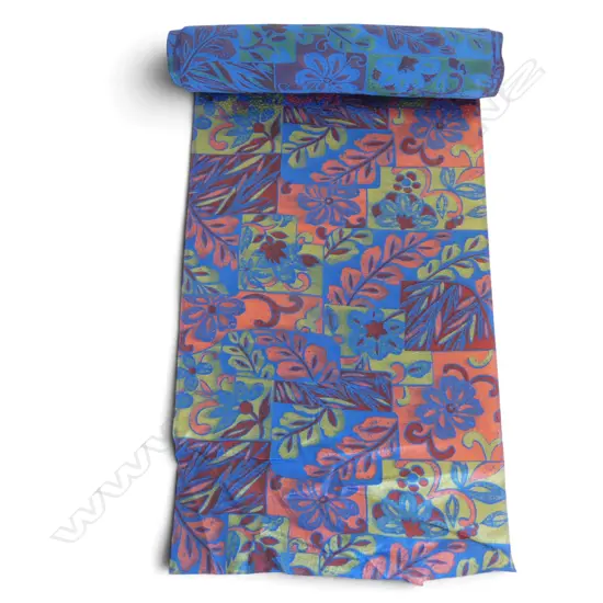 Unused 1980's NISHIJIN TEXTILE (Kyoto) JAPANESE SILK ROLL. L.12m. W.360mm. New old stock