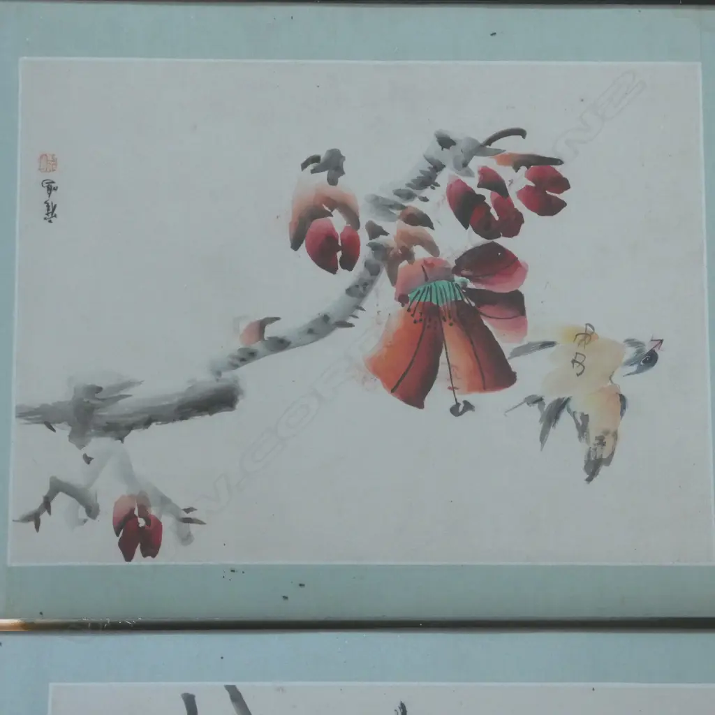 3 ORIENTAL WATERCOLOURS 370x280mm Image 1++