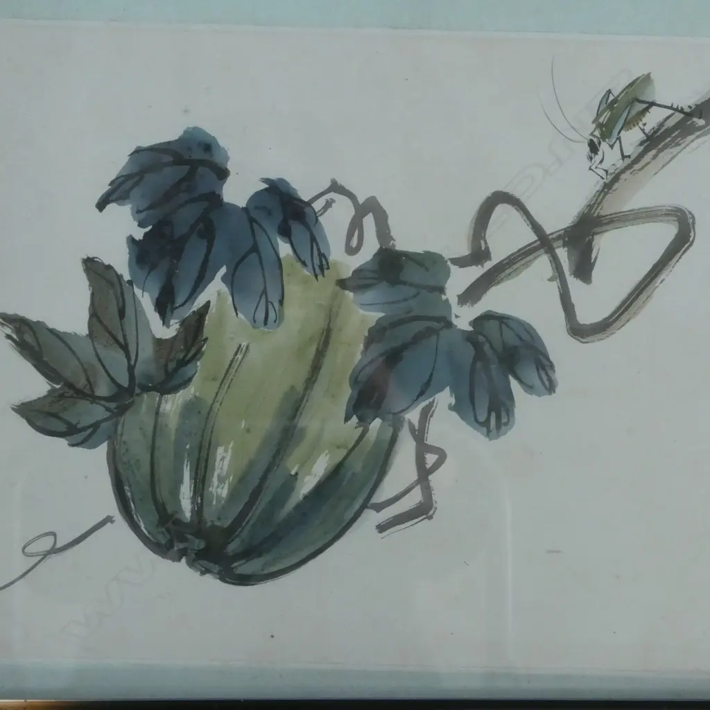 3 ORIENTAL WATERCOLOURS 370x280mm Image 1++
