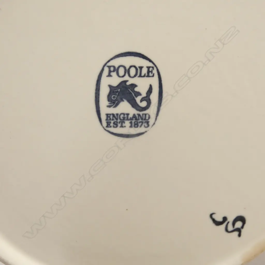 POOLE BISCUIT BARREL H.160mm Image 1++