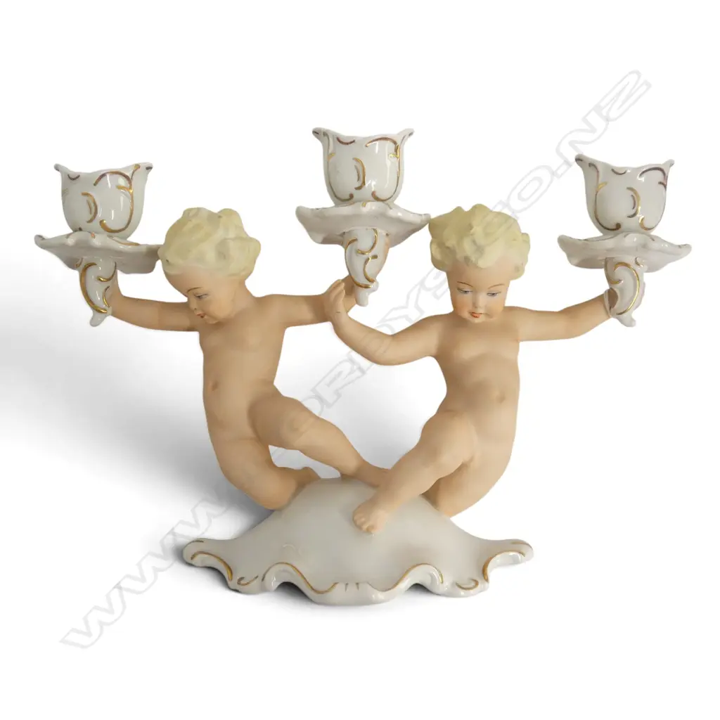 GERMAN PUTI CANDLESTICK H.205mm Image 1++