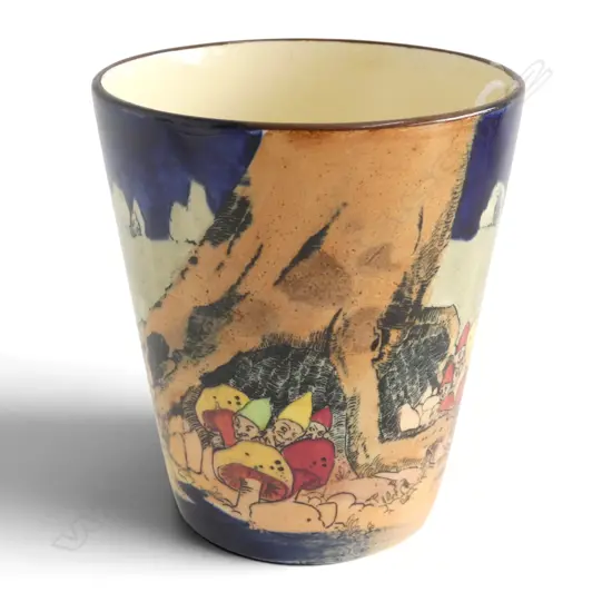 ROYAL DOULTON GNOMES BEAKER, H.100mm