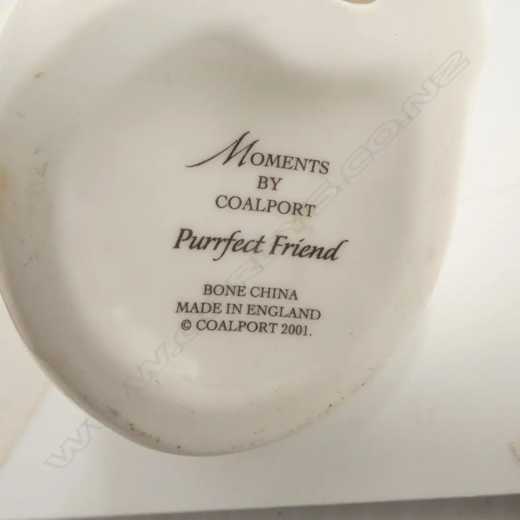 2 COALPORT 'PLAYTIME' & 'PURRFECT FRIEND' H.125mm Image 1++