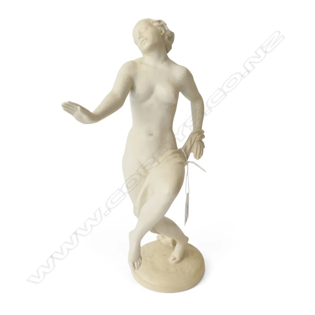 ROSENTHAL TEXTURED FINISH NAKED WOMAN DANCER FIGURINE. H.300mm Image 1++