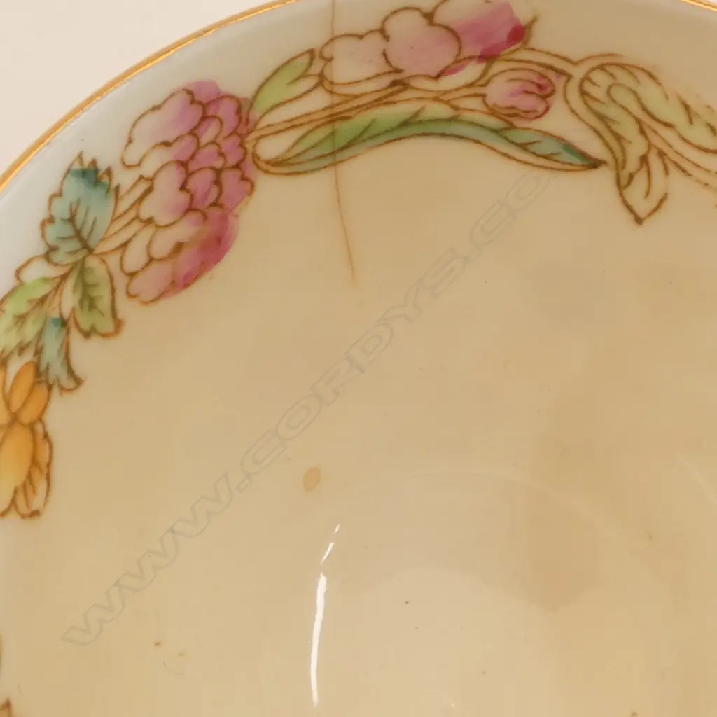 SUTHERLAND CHINA LARGE TEASET CRACK TO 1 CUP  INDIAN TREE PAT Image 1++