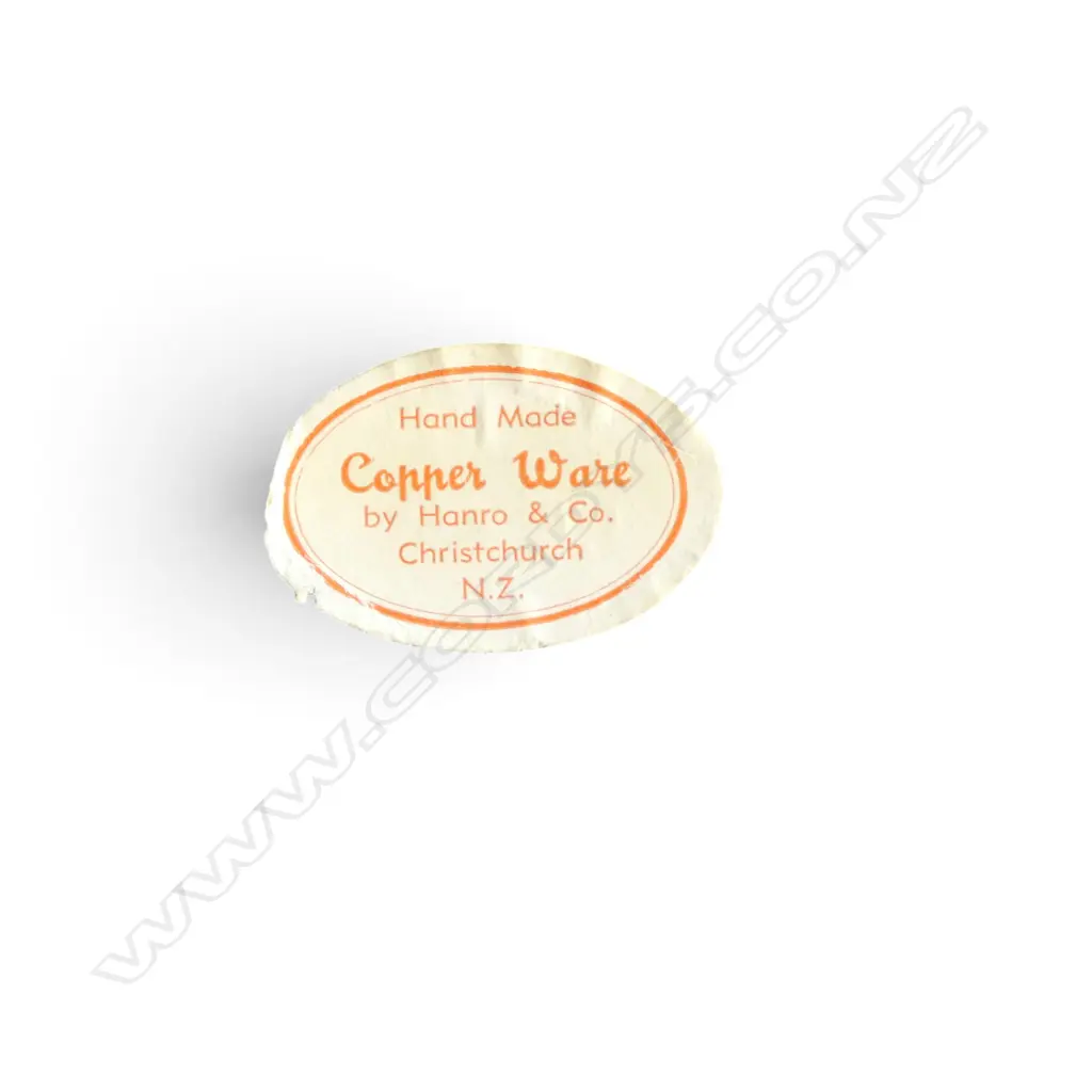 VINTAGE 'COPPER WARE' by Hanro & Co. Christchurch labelled + retro bangle Image 1++