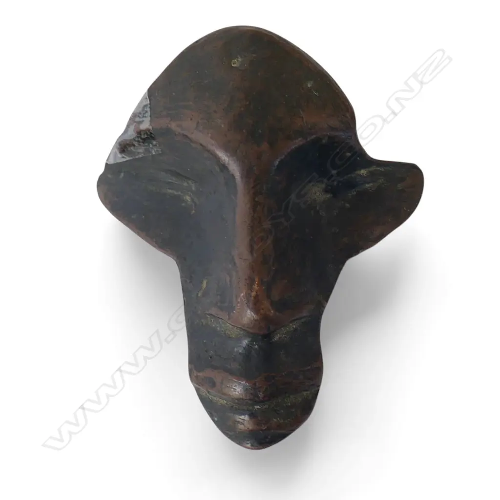 HAMISH MCWHANNELL BRONZE FACE C.1990 55x45mm Image 1++