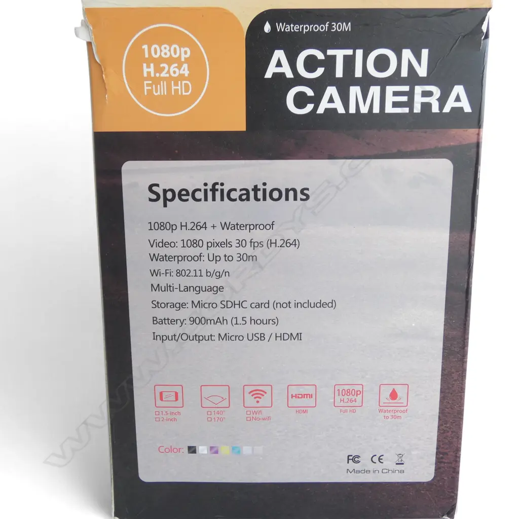 BOXED AIWA SPEAKER + 1080P ACTION CAMERA Image 1++