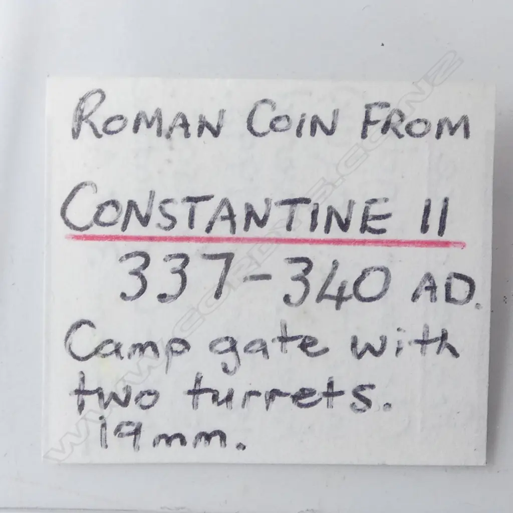 ROMAN COIN, CONSTANTINE II, 337-340 AD, Dia.19mm Image 1++