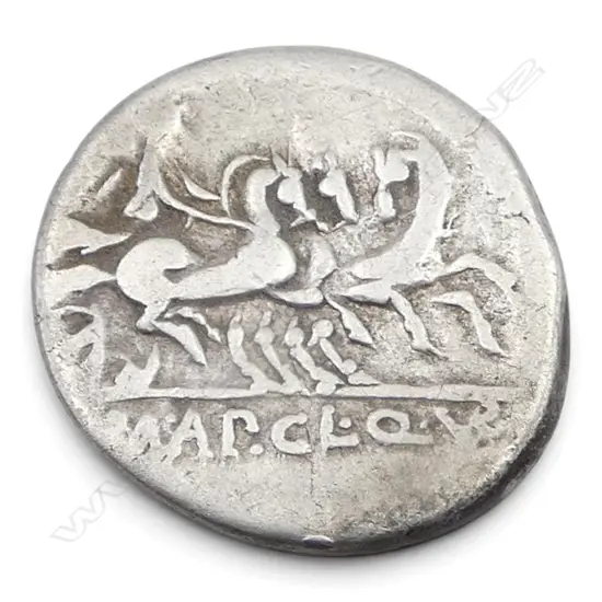 ROMAN SILVER DENARIUS, T. MANLIUS MANCINUS, 111-110 BC, Dia.17mm