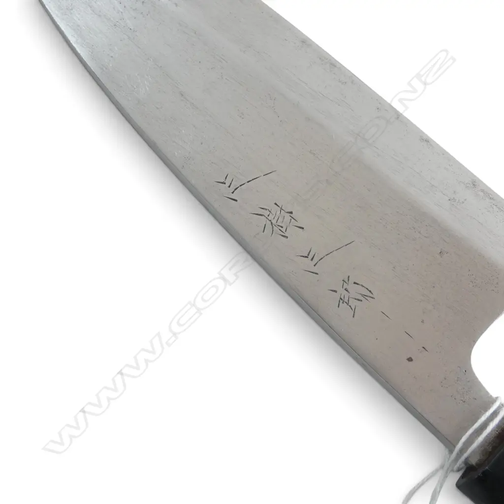 LRG VINTAGE HAND FORGED CHEF'S KNIFE by MIKISABURO - PREMIUM GRADE, L.330mm Image 1++