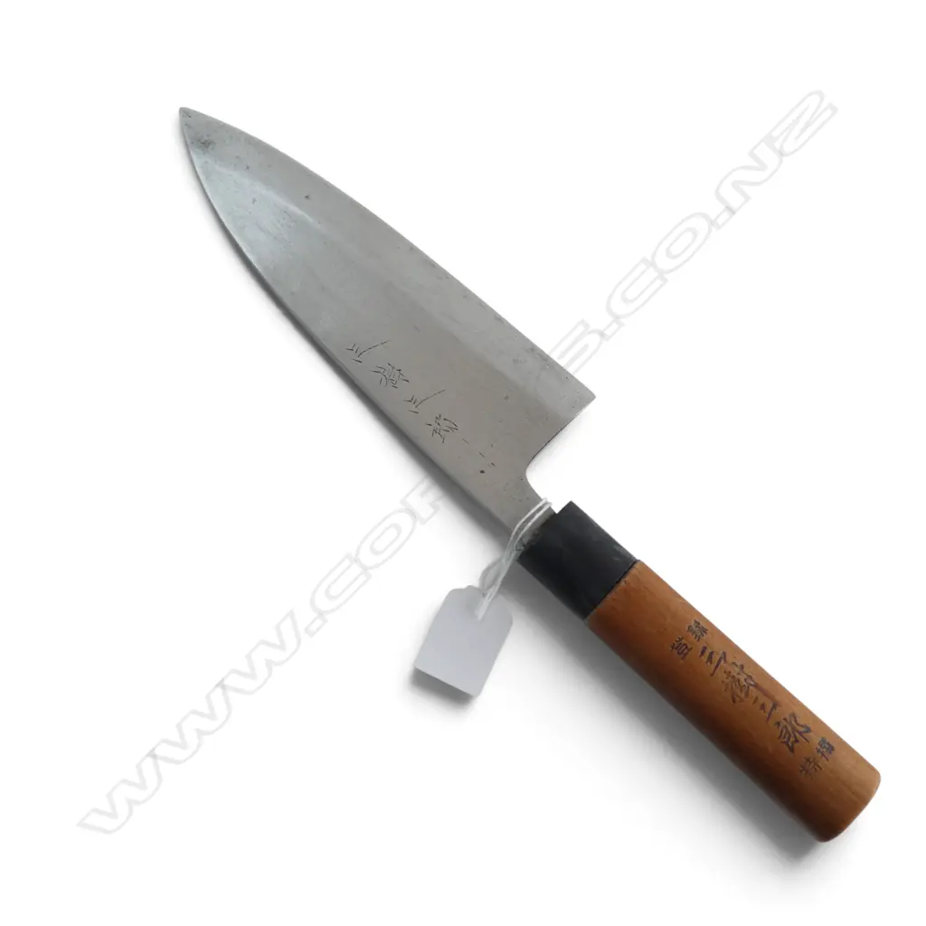 LRG VINTAGE HAND FORGED CHEF'S KNIFE by MIKISABURO - PREMIUM GRADE, L.330mm Image 1++