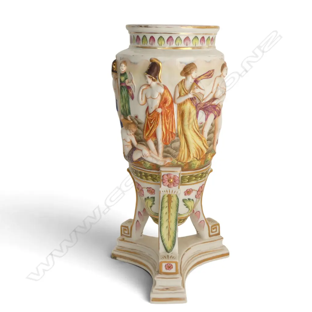 CAPIDEMONTE CHINA FIGURAL VASE H360MM Image 1++