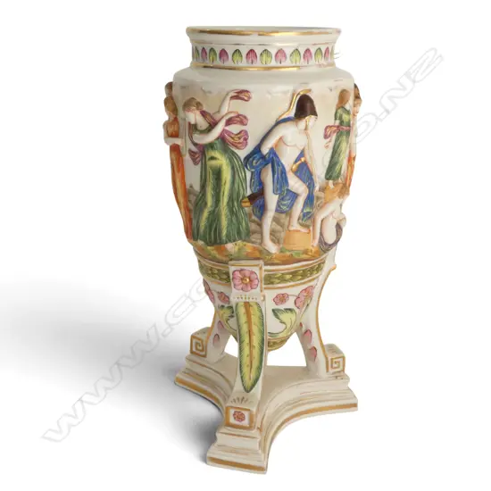 CAPIDEMONTE CHINA FIGURAL VASE H360MM