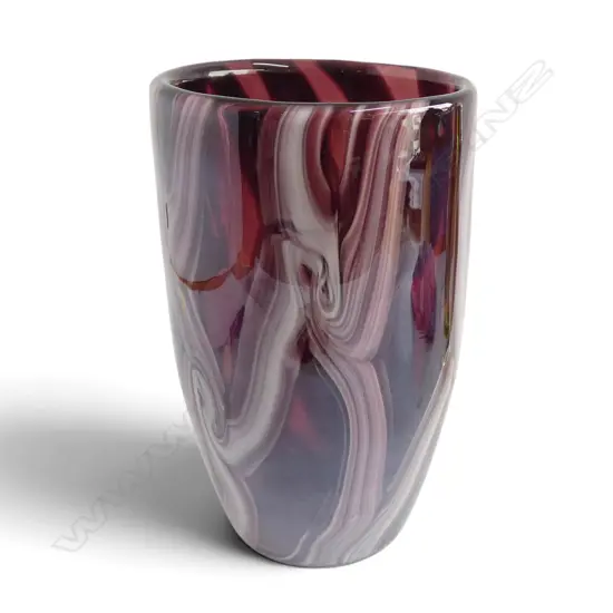 ART GLASS VASE H.240mm