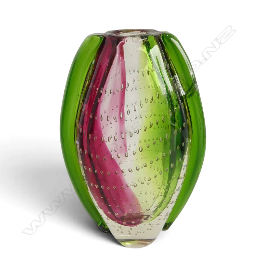 ROSENTHAL MURANO STYLE ART GLASS VASE H.225mm Image 1++