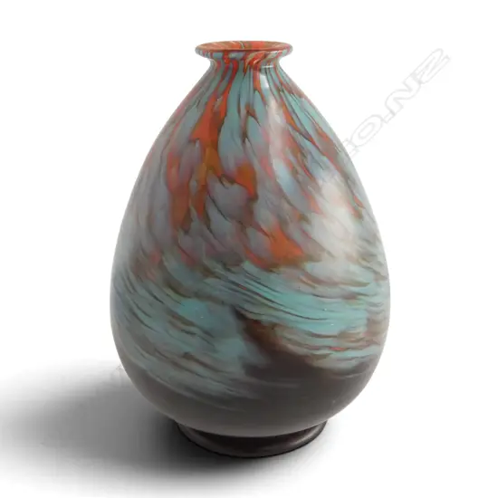 ART GLASS VASE H.210mm