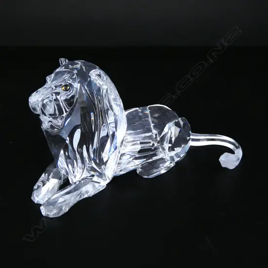 SWAROVSKI CRYSTAL ORNAMENT 'THE LION' L.125mmmm