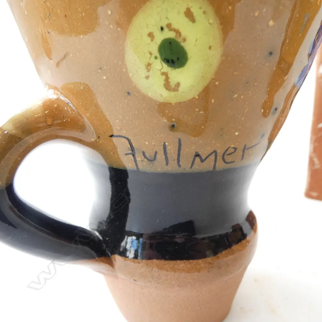 2 STEVE FULLMER MUGS H.130mm + BUILDINGS SCULPTURE Image 1++