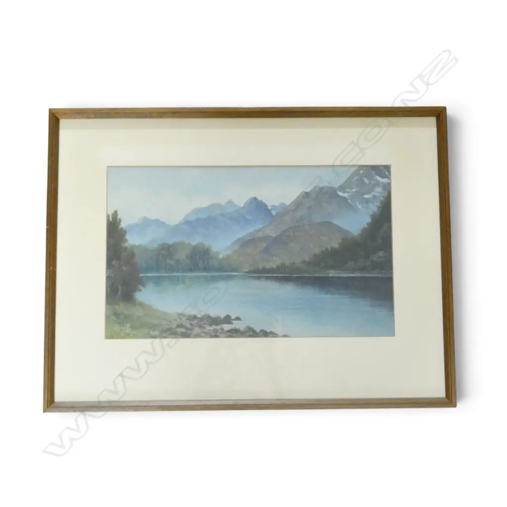 J. MAYCLAIR SENIOR, 'PYKE RIVER, OTAGO, OIL ON BOARD, SIGNED AND TITLED, 250 X 420mm Image 1++
