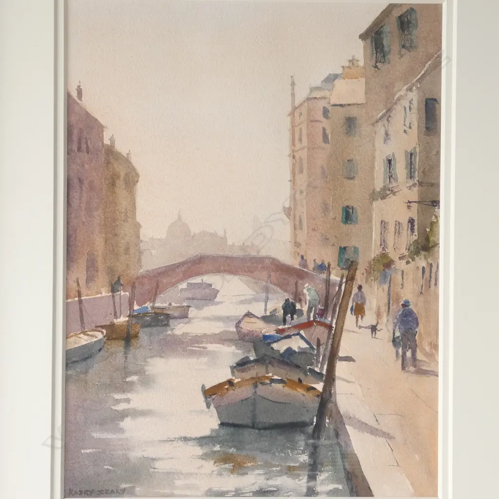 KASEY SEALY, 'VENEZIA SEGRETA', WATERCOLOUR, SIGNED, 400 x 300MM Image 1++