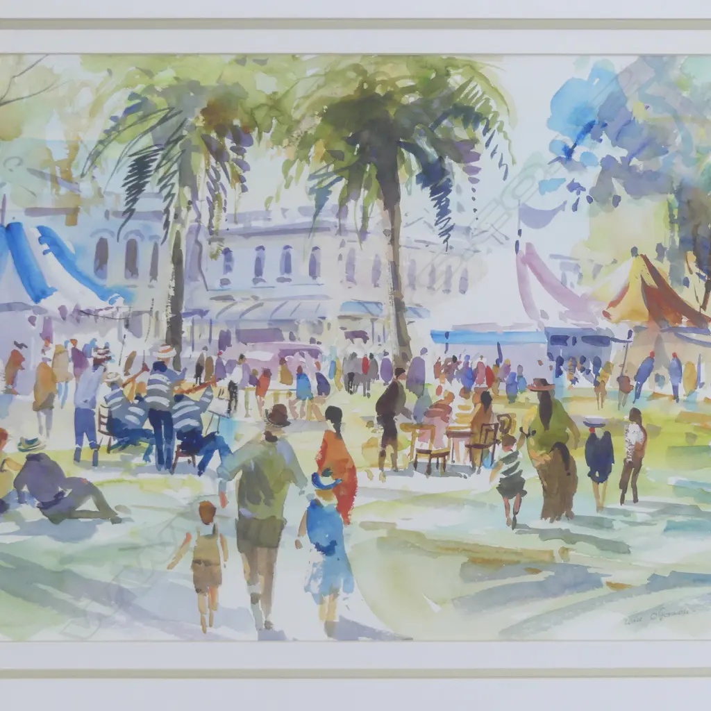 LANCE O'GORMAN 'FOOD & WINE FESTIVAL DEVONPORT' WC 335x490mm Image 1++