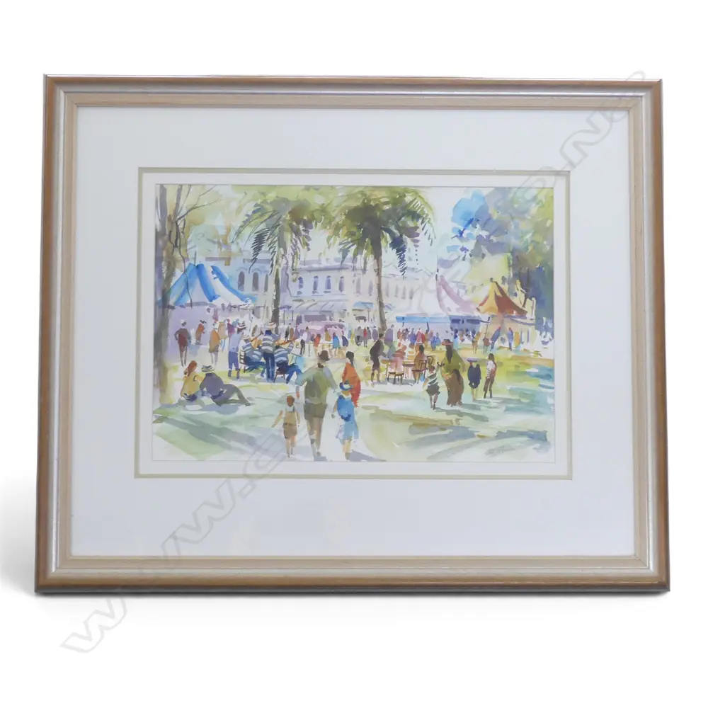 LANCE O'GORMAN 'FOOD & WINE FESTIVAL DEVONPORT' WC 335x490mm Image 1++