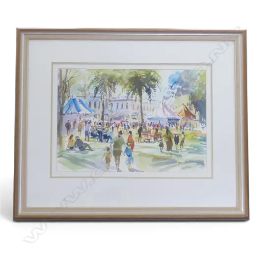 LANCE O'GORMAN 'FOOD & WINE FESTIVAL DEVONPORT' WC 335x490mm