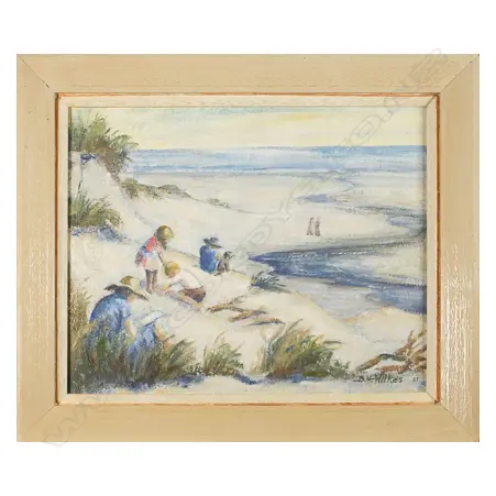 B H. WILKES - SEASIDE. OIL 290 X 370MM Image 1++