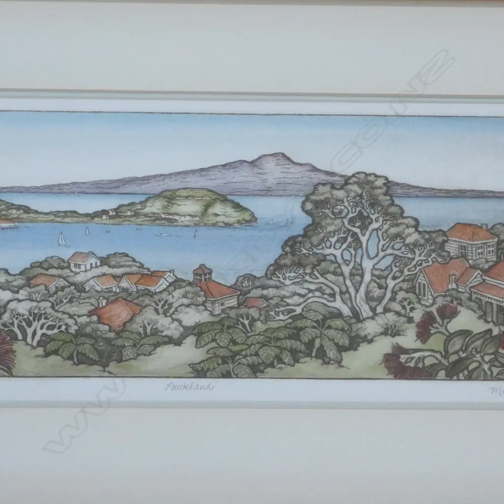 MARY E TAYLOR, AUCKLAND A/P & WAITEMATA AUCKLAND Ed. 94/150, 70x430mm Image 1++