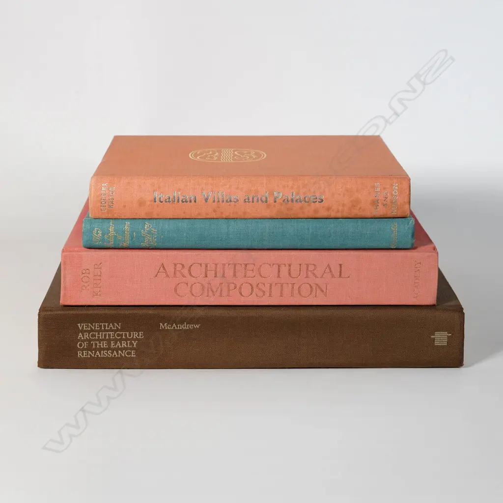 Four Canvasbound Architecture Volumes Image 1++