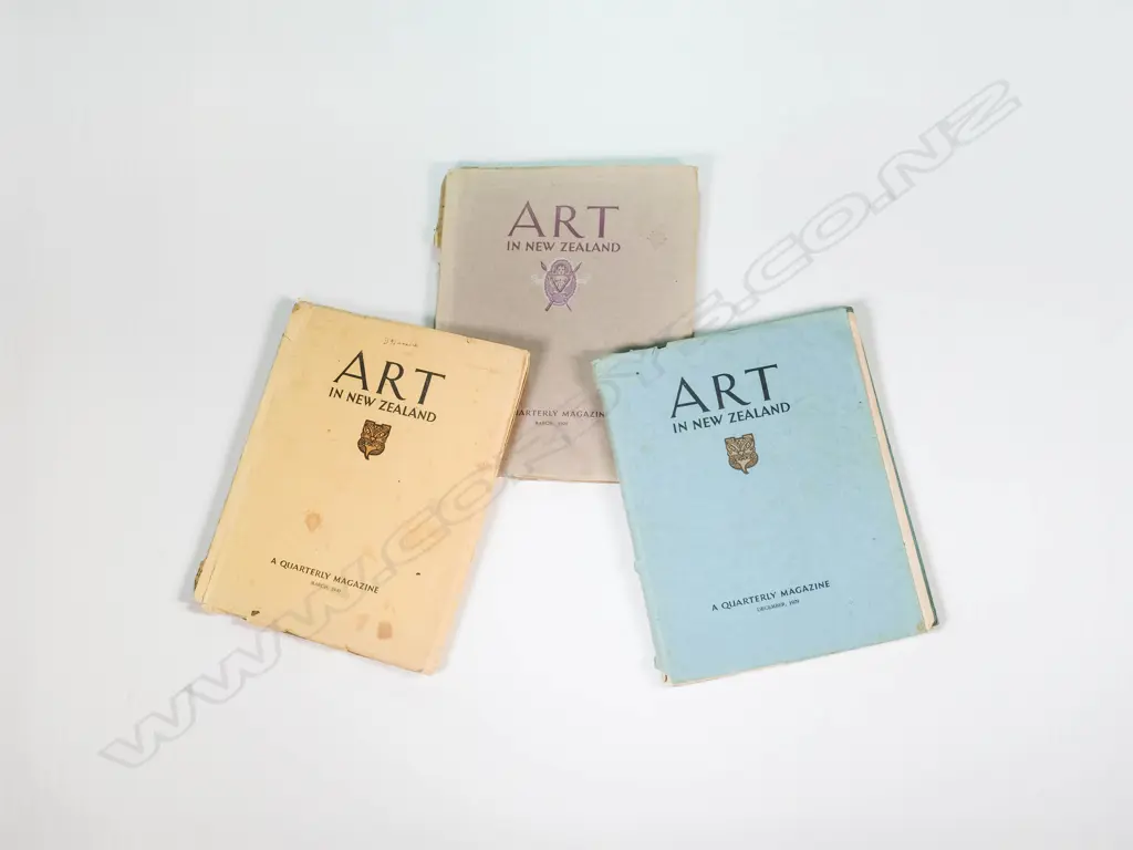 Three 1929-1930 Art in New Zealand Quarterlies Image 1++