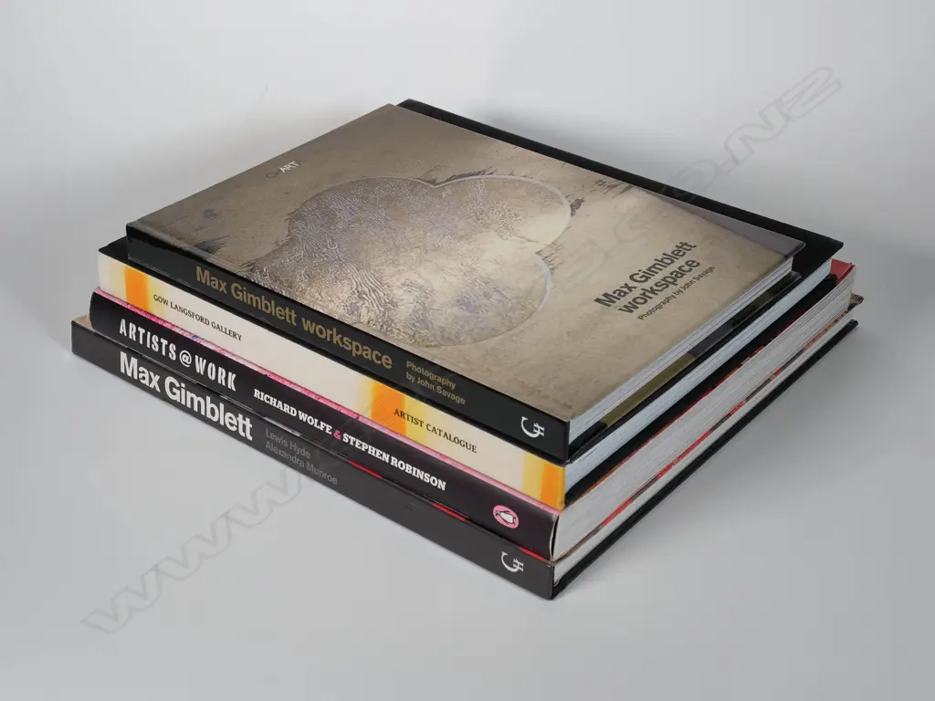 Four New Zealand Art Titles - Including 2 x Max Gimblett Image 1++