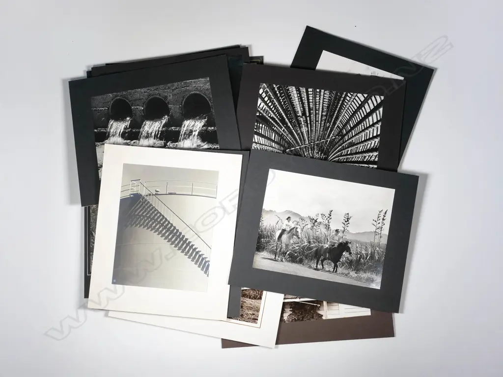 15 B + W PHOTOGRAPHS. MOST SIGNED 'JOHN MILLER' SOME W/ AWARDS Image 1++