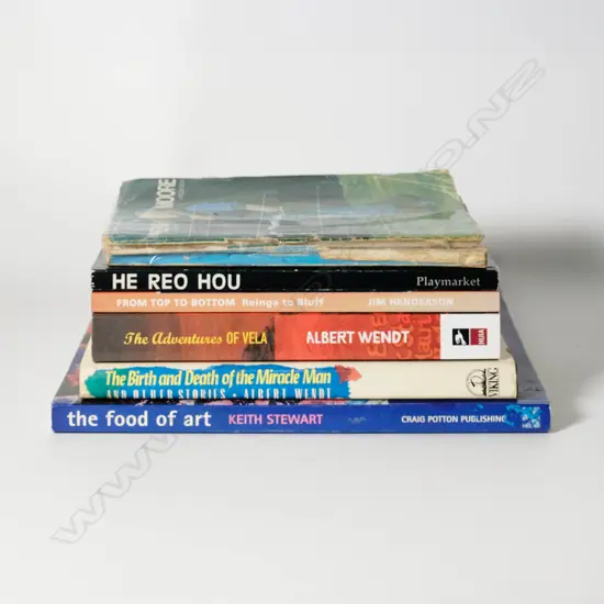 EX. SELWYN MURU BOOKS - SOME INSCRIBED TO OR SIGNED BY MURU