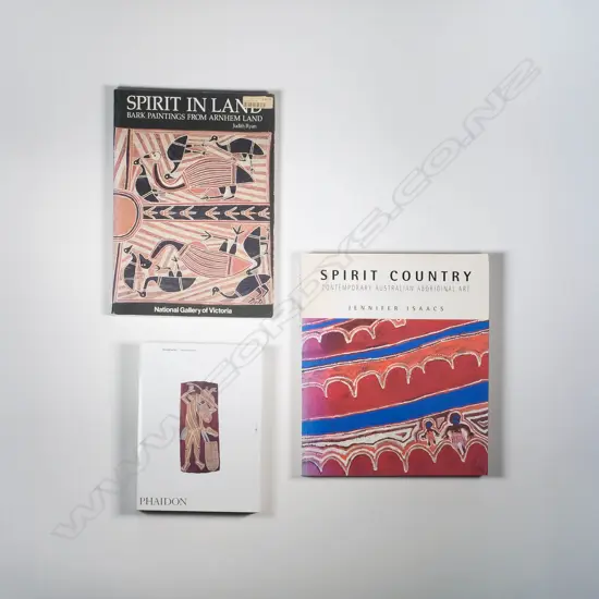 Three Aboriginal Art Titles incl. Bark paintings from Arnhem Land
