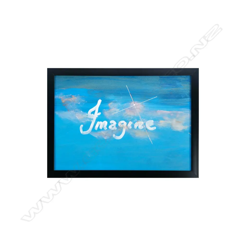 JOHN STURGESS (b. 1956) - IMAGINE - ACRYLIC 200 x 285mm Image 1++