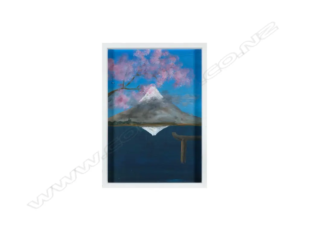 John Sturgess (b.1956) - Mt. Fuji - acrylic. 2025 Image 1++